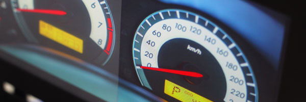 Example of o-Film on car speed dashboard.
